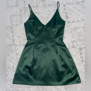Elegant Dark Green Dress
